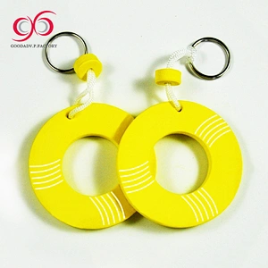 Wholesale price no minimum music floating keychain logo