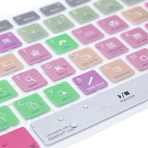 Ableton Live Hotkey Shortcut Keyboard Cover Skin Protector For iMac G6 Desktop PC Keyboard with Numeric Keypad Wired USB