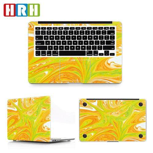 OEM Laptop Marble Pattern PVC decal sticker Full Body Laptop Skin Sticker  For Mac Book Air Laptop