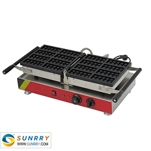 Electric waffle maker custom plate industrial waffle baking machines
