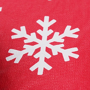 Custom environmentally friendly Material PE Printed Flannel Christmas ordinary Tablecloth