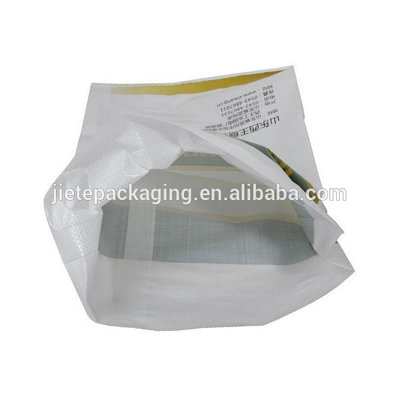 White custom order pp woven sugar bag 25kg 10kg