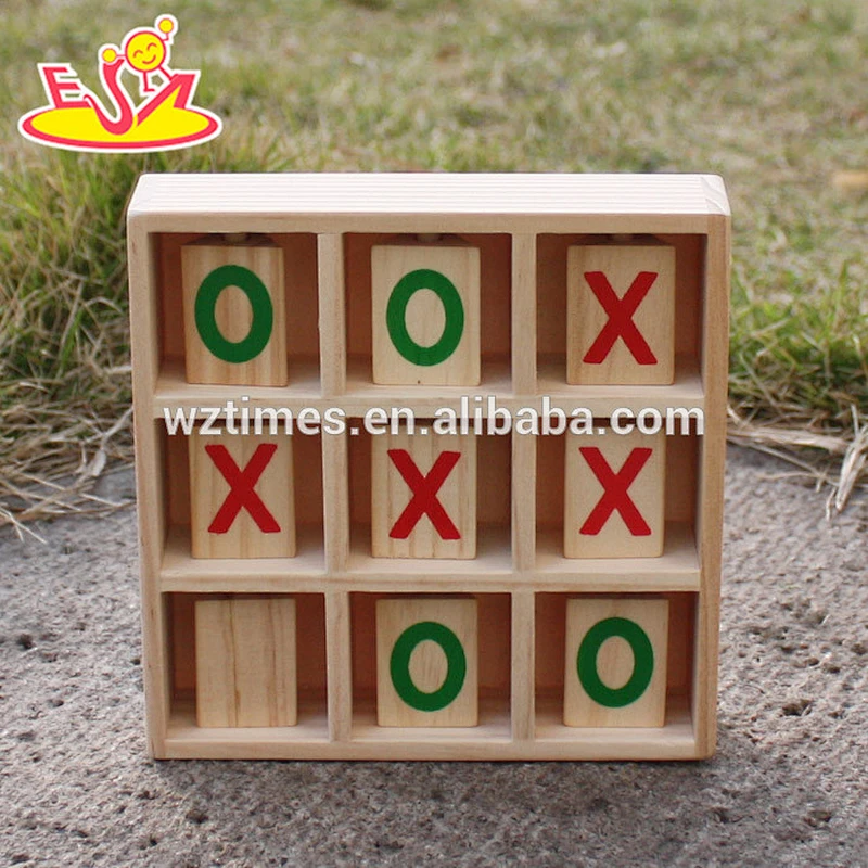 Wholesale interesting tic tac toe toy wooden board game toy for relieve pressure W01A160