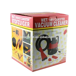 12V Wet & Dry Mini Car Vacuum Boat Canister Cleaner Inflation Pump Portable