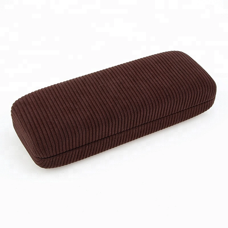 Portable Minimalist Soft Ribbed Spectacle Case for Daily Use