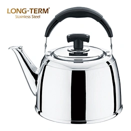 L3143 S/S 201 Black Bakelite Handle Pot Water Stainless Steel Tea Whistling Kettle