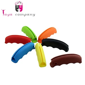 Reusable Random Color Silicone Finger Clip Shopping One Trip Bag Grip Handle