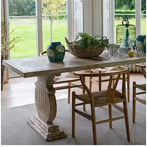 chinese antique reclaimed bleached kitchen furniture dining table