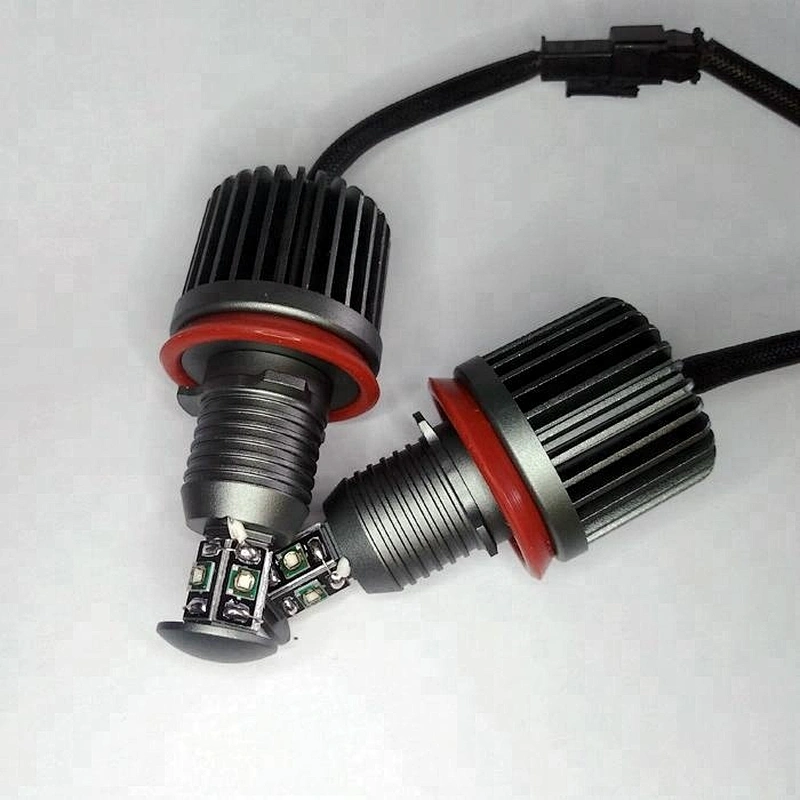 Lightech E92 40W H8 Blue White LED Angel Eyes fog light for BMW