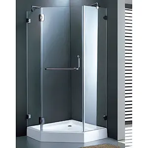 Foshan factory aluminium alloy bathroom shower room with acrylic tray