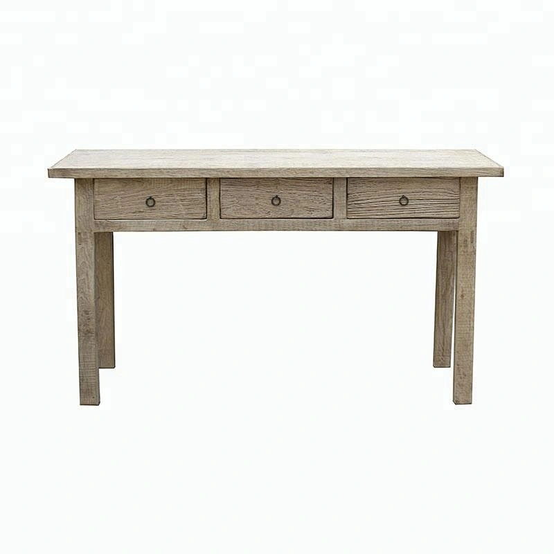 wholesale chinese antique rustic reclaimed old elm wood furniture, side table