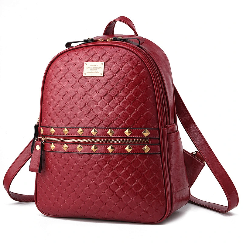 2019 New Product Fashion Trend Women Leather Backpack Bags