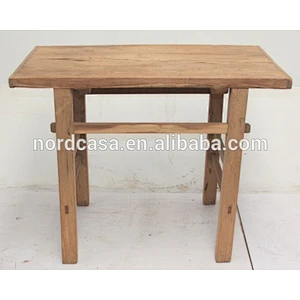 Chinese antique recycled wood natural console table