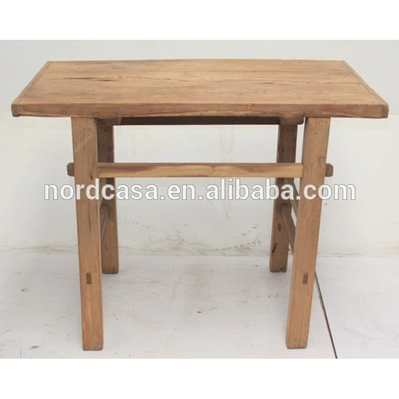 Chinese antique recycled wood natural console table