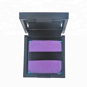 2018 Best oil sucking paper with makeup mirror and powder puff