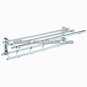 KL-HF-8198 Aluminum Wall Mounted Space Saving Small Bathroom Towel Rack