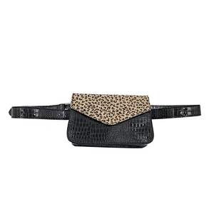 2019 New Design Fashion Custom PU Waist Bag Leather Waist Bag