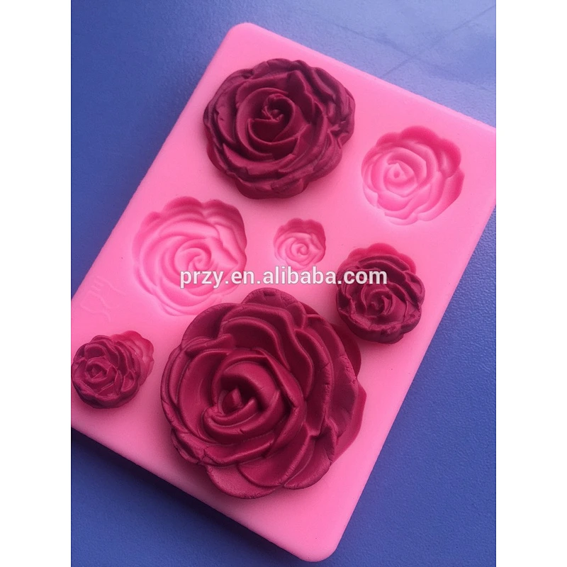 F2501 PRZY flower shape silicone fondant mold cake mold silicone fondant mold