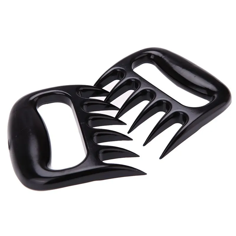 Black Barbecue Claws Meat Handler Fork Shred Lift BBQ Shredding Tool
