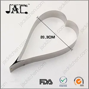 Kitchen Accessories Stainless Steel Cake Molds With Lace Edge