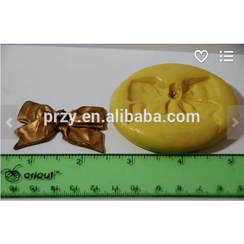 2015 hotsale Victorian Bow gum paste silicone fondant mold