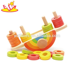 2018 Großhandel Holzwaage Spielzeug für Kinder beliebte Holzwaage Spielzeug für Kinder W11F057