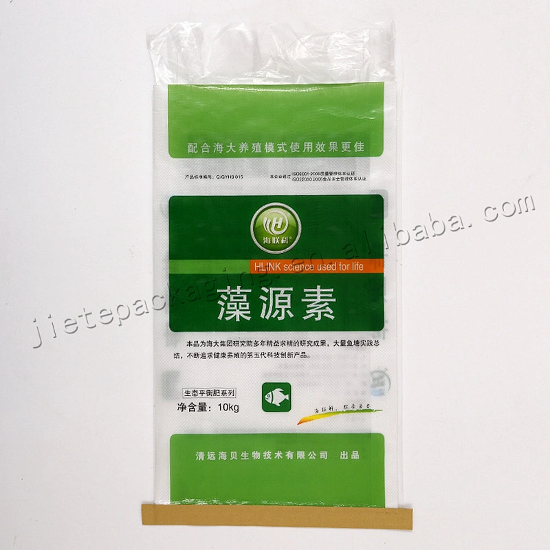Laminated plastic pp woven mixed fertilizer packaging bag with lining