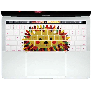 Animal custom silicone keyboard cover Protector laptop skin For Mac book touch bar a1706 us keyboard