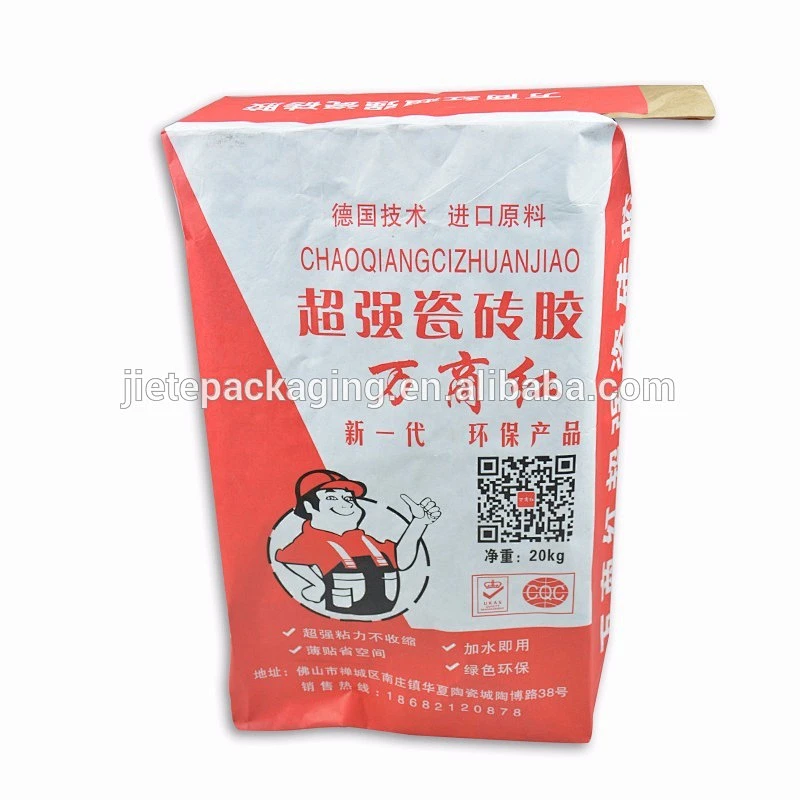 Paper empty cement bag with logo printing 5kg, 10kg for flour feed, fertilizer, chemical