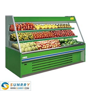 Factory Price Supermarket Refrigerator Display Showcase for Vegetable and Fruit Display