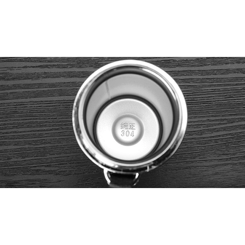 Shiny stainless steel material business vacuum flask for promotional
