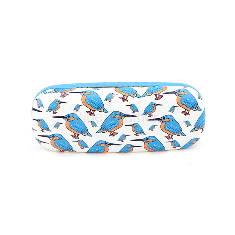 2018 Newest Design PU Leather Hard Eyeglasses Case Eye Glasses Case For Kids