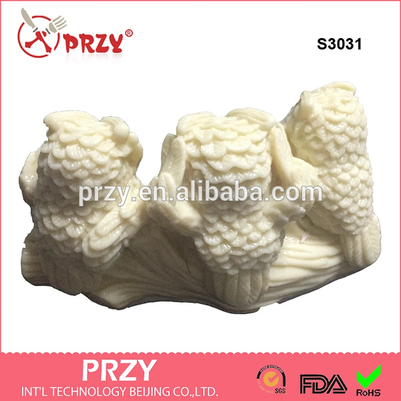 S3031 PRZY Silicone Animal shape 3d soap silicone mold