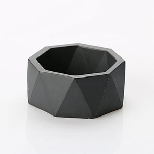 Geometry flower pot silica gel Cement decorations home concrete vase pots silicone molds