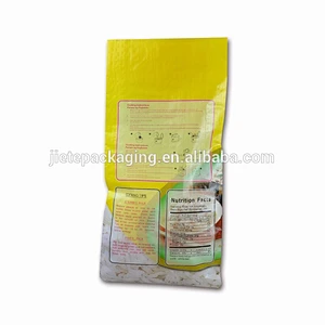 100% new material pp woven rice, fertilizer, fish meal and animal feed packaging bags 25kg