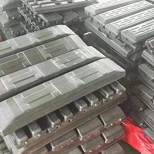 Nice quality R160 excavator rubber track pads for hot sale