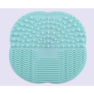 Wholesale makeup tools silicone makeup brush cleaner pad with suction pad