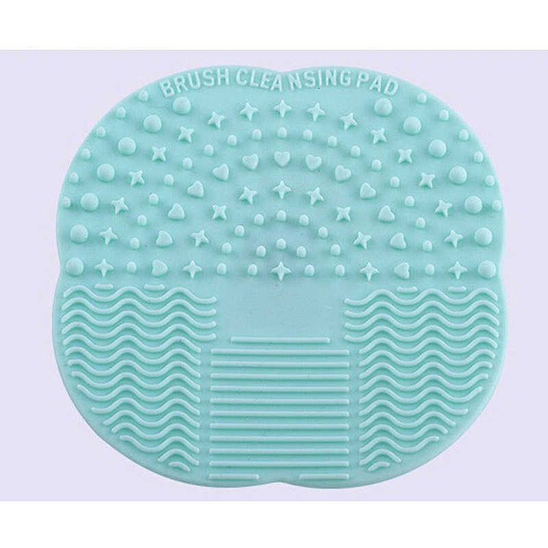 Wholesale makeup tools silicone makeup brush cleaner pad with suction pad