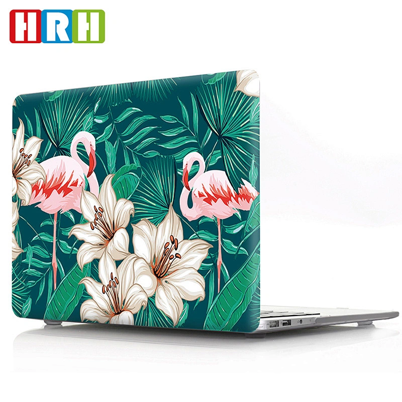 waterproof and shockproof laptop hard case Flower design custom silicone case for macbook hard case rubber for macbook pro 13