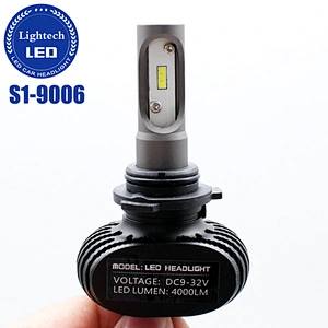 Super Bright Fanless LED Headlight 4000lm 50w S1 HB4 H1 H3 H7 H4 H11 9005 9006 Car Led light