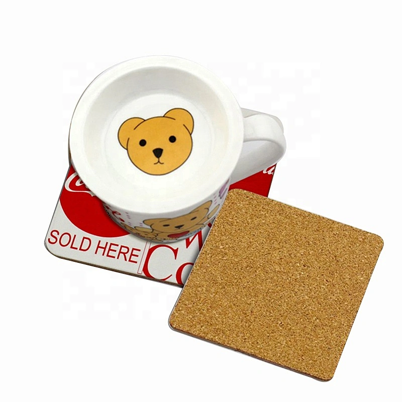 Eco Table Placemat Decor Wood Cup Mat Custom mdf Coaster