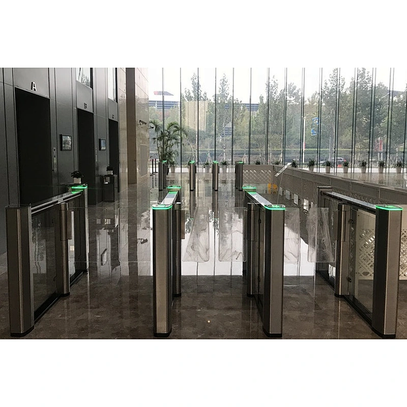 Security fingerprint fingerprint swing turnstile with RFID reader