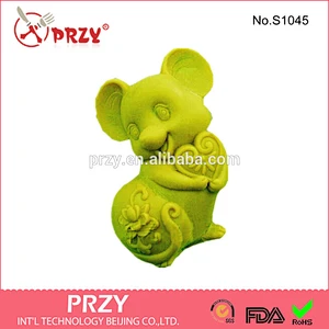 Zodiac mouse silicone mold soap molds