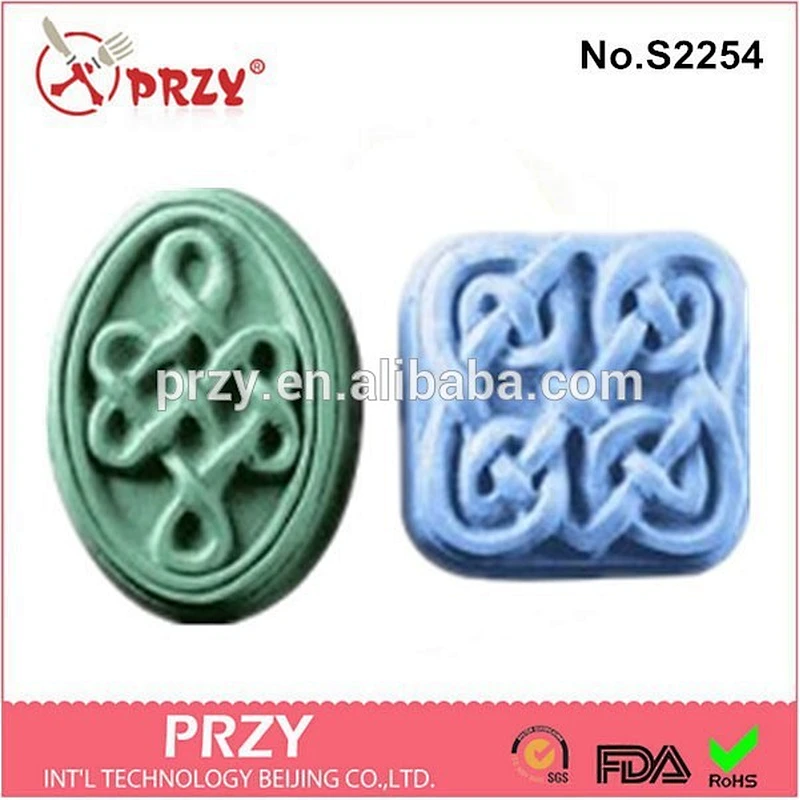 Guest Celtic Knot silicone soap molds for soap making