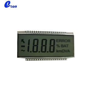 energy meter 7 segment tn lcd screen display