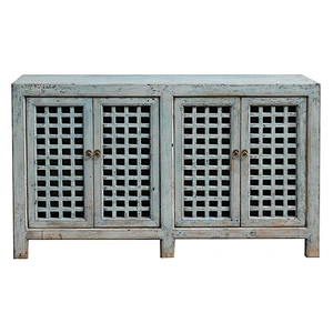 chinese antique recycled wood lobby distressed sideboard furniture