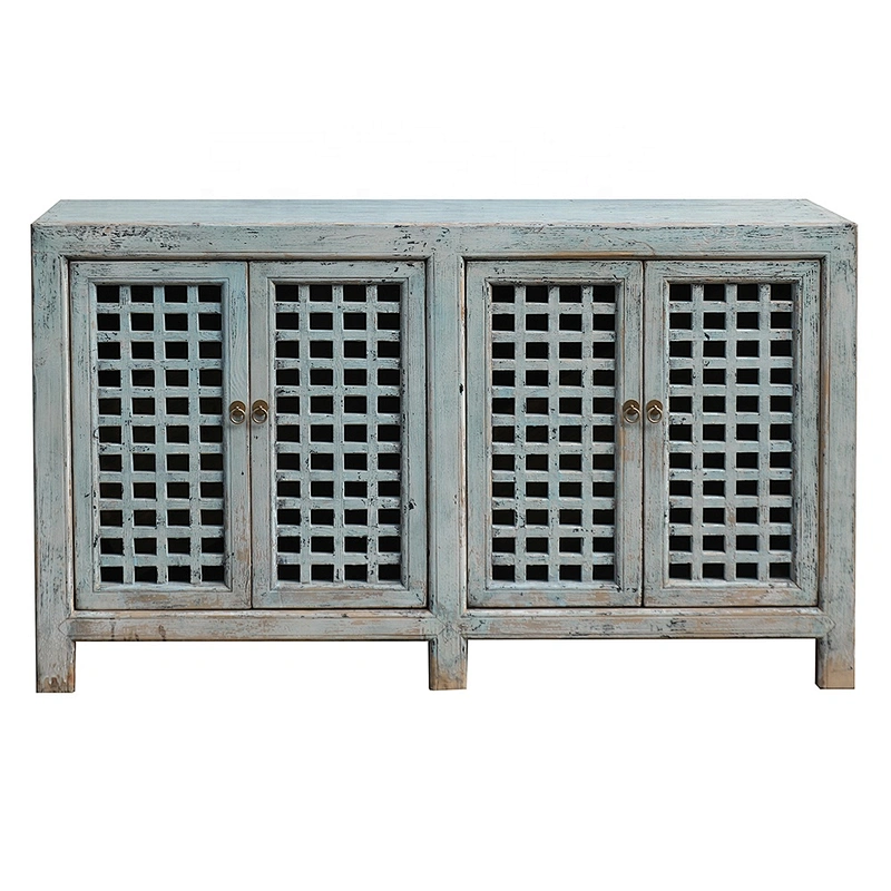 chinese antique recycled wood lobby distressed sideboard furniture