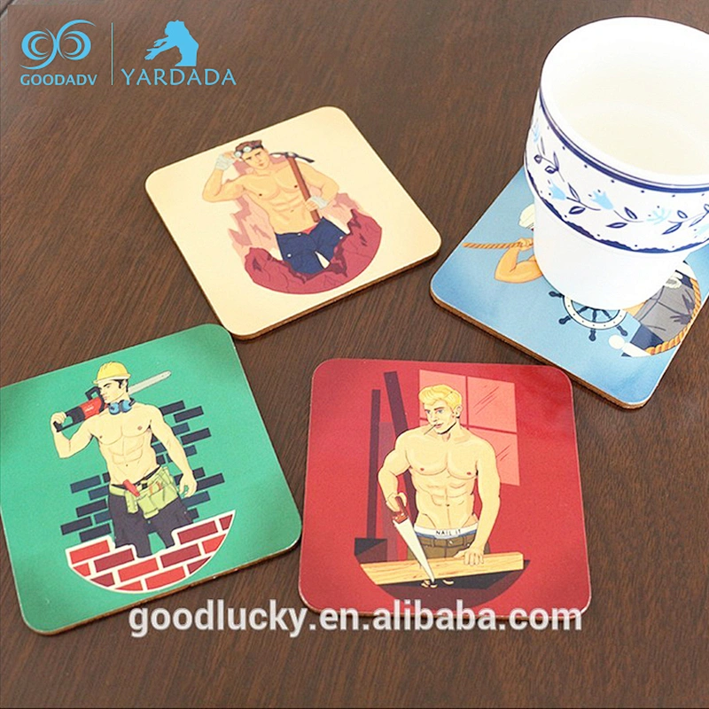 Customized picture mdf Coaster / Placemat / Hot Pad for canteen/restaurant