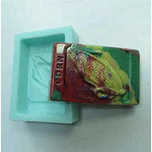 3D Corn pattern Soap silicone molds Handmade soap making Silicone Mold QT0038