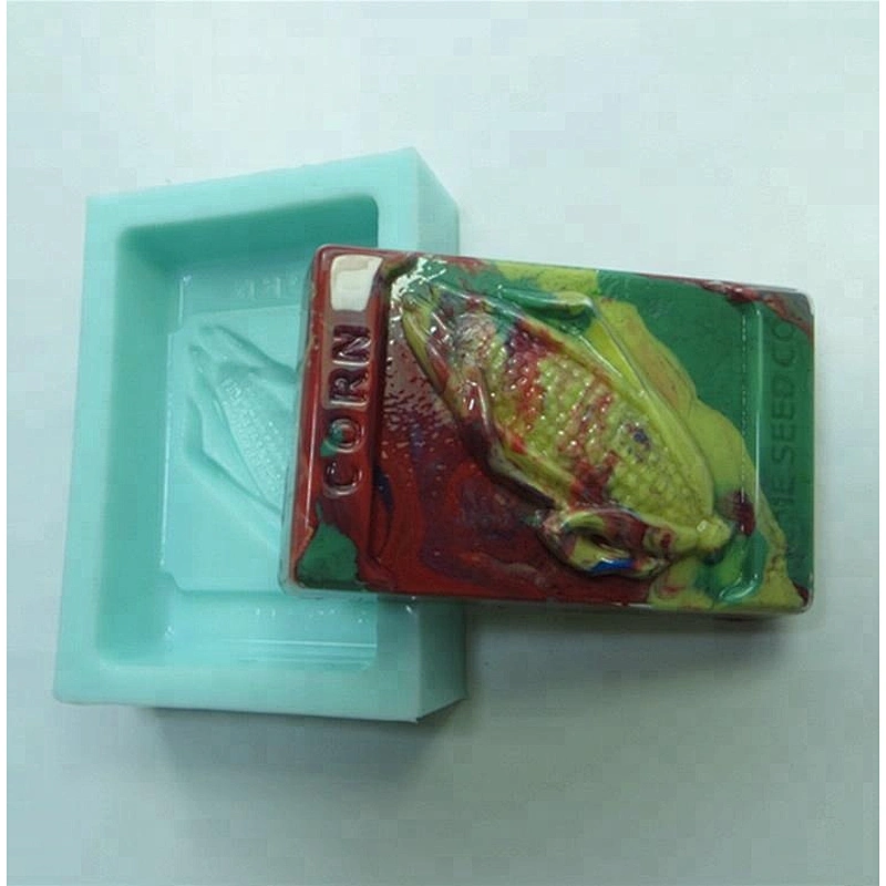 3D Corn pattern Soap silicone molds Handmade soap making Silicone Mold QT0038